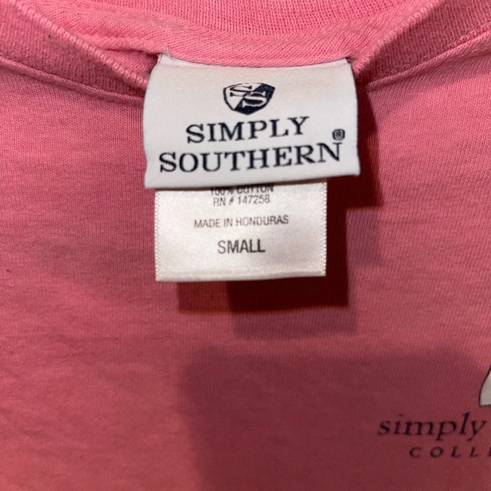 Simply Southern Shirt, Women’s Small Pink Shirt - Picture 3 of 3
